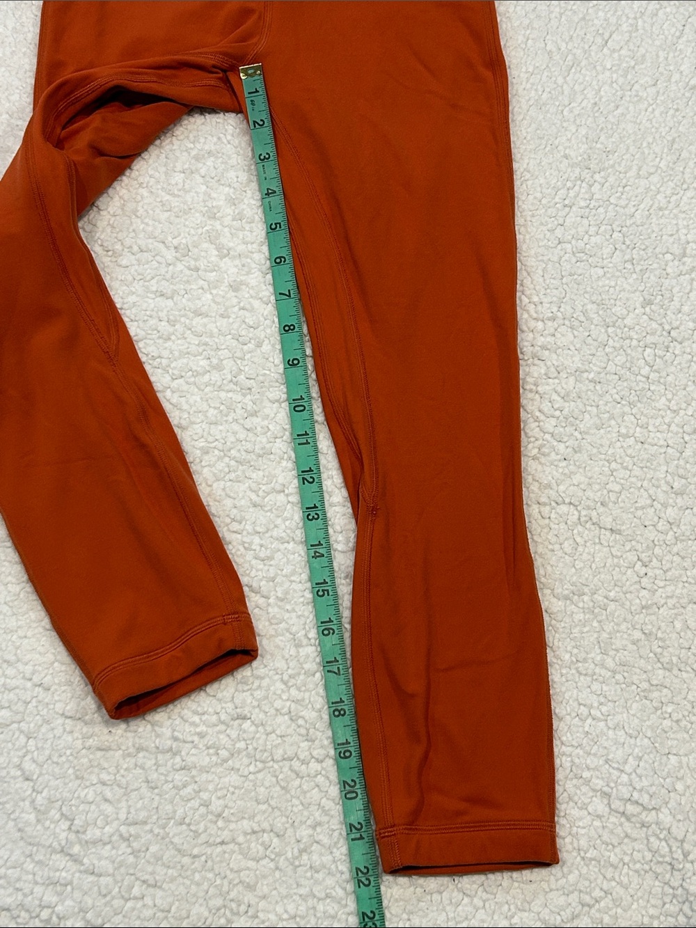 Lululemon Align High Rise Crop size 4 Canyon Orange Athleisure Gym Workout - Picture 12 of 12